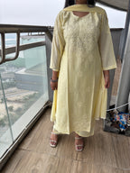 Yellow Lucknowi Suit
