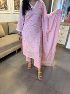 Pink Mul Cotton Suit