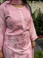 Pinkish Lucknowi Suit