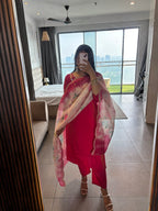 Rani Flora Embroidered Rani Suit