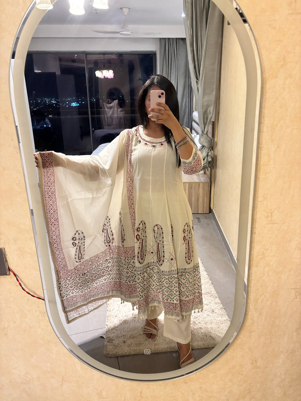 White Frock Suit