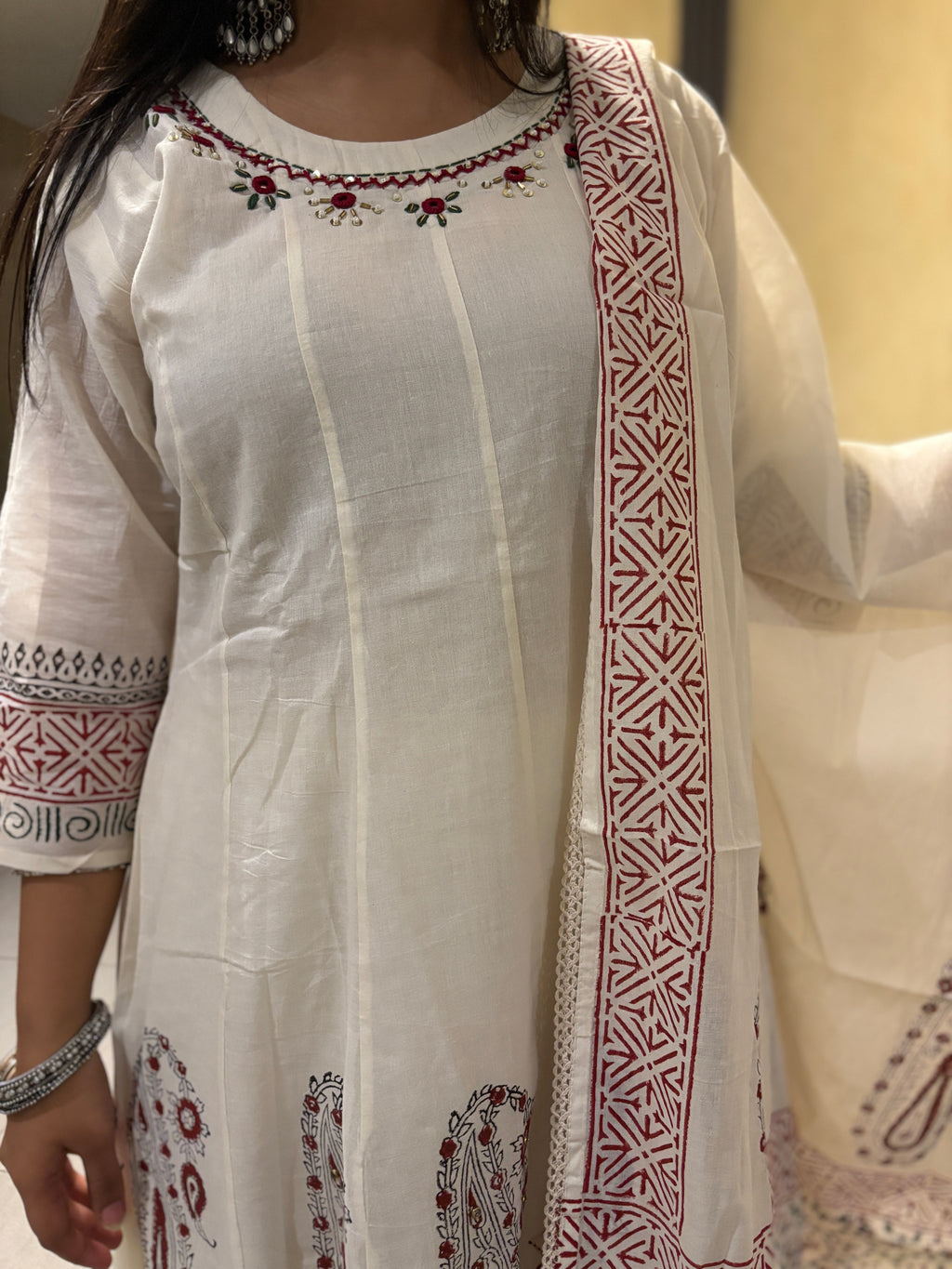 White Frock Suit