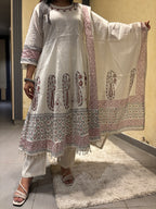 White Frock Suit