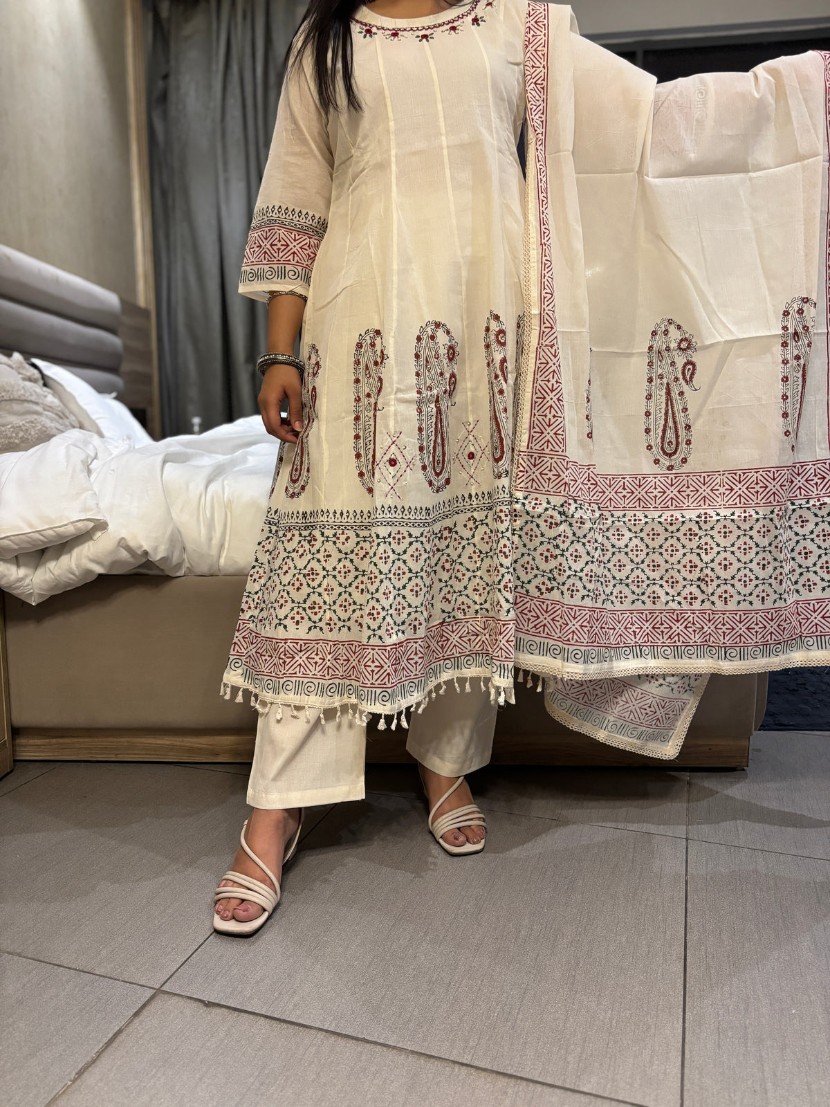 White Frock Suit