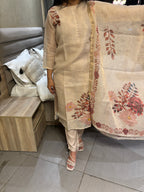 Linen Beige Suit