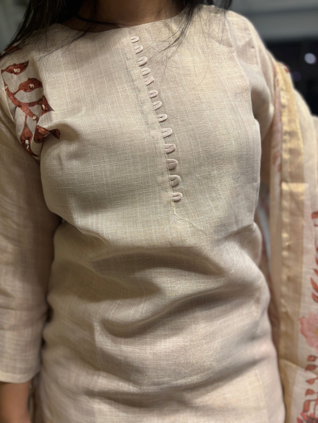 Linen Beige Suit